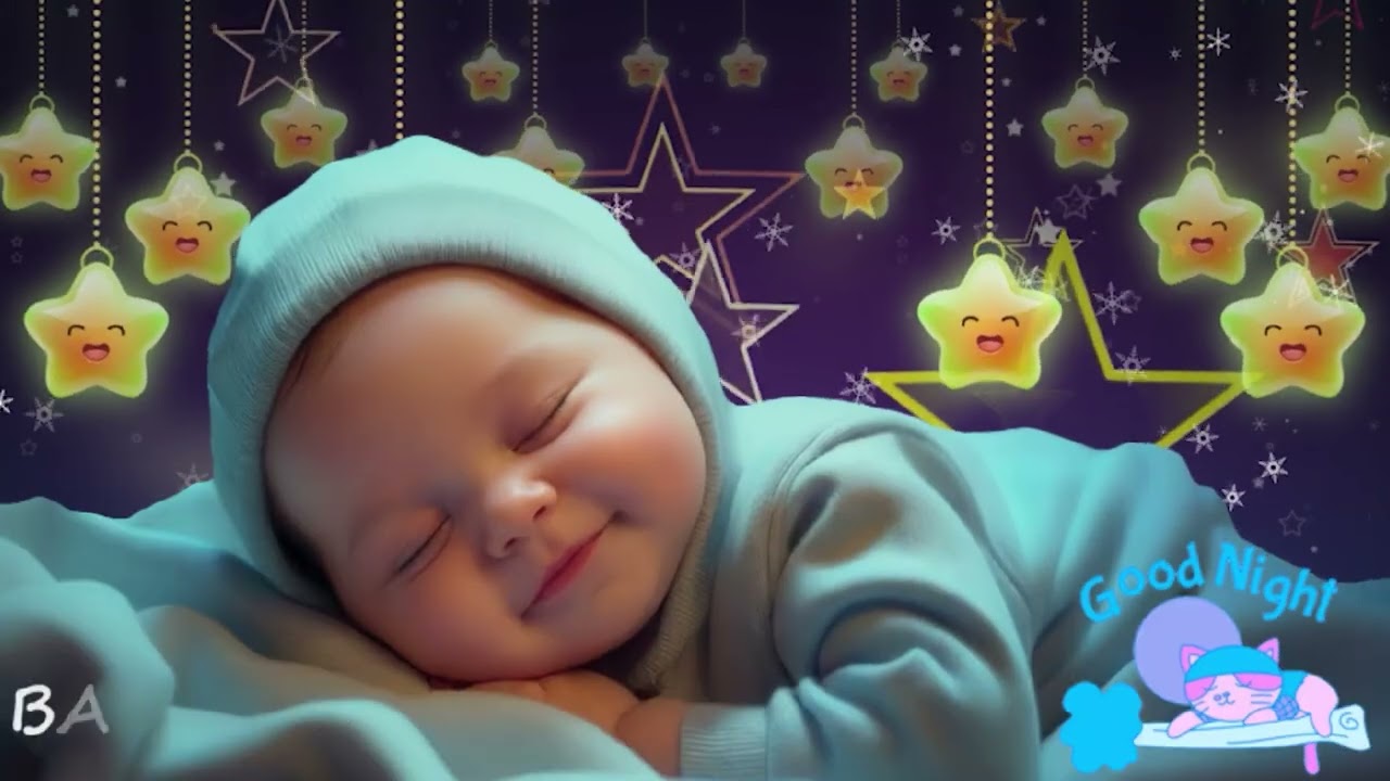 Sleep Instantly 💤 Relaxing Mozart Brahms Lullaby 🌙 Baby Sleep Music for Insomnia & Calm