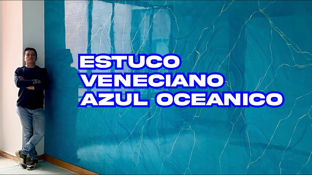 Estuco veneciano Azul Oceanico