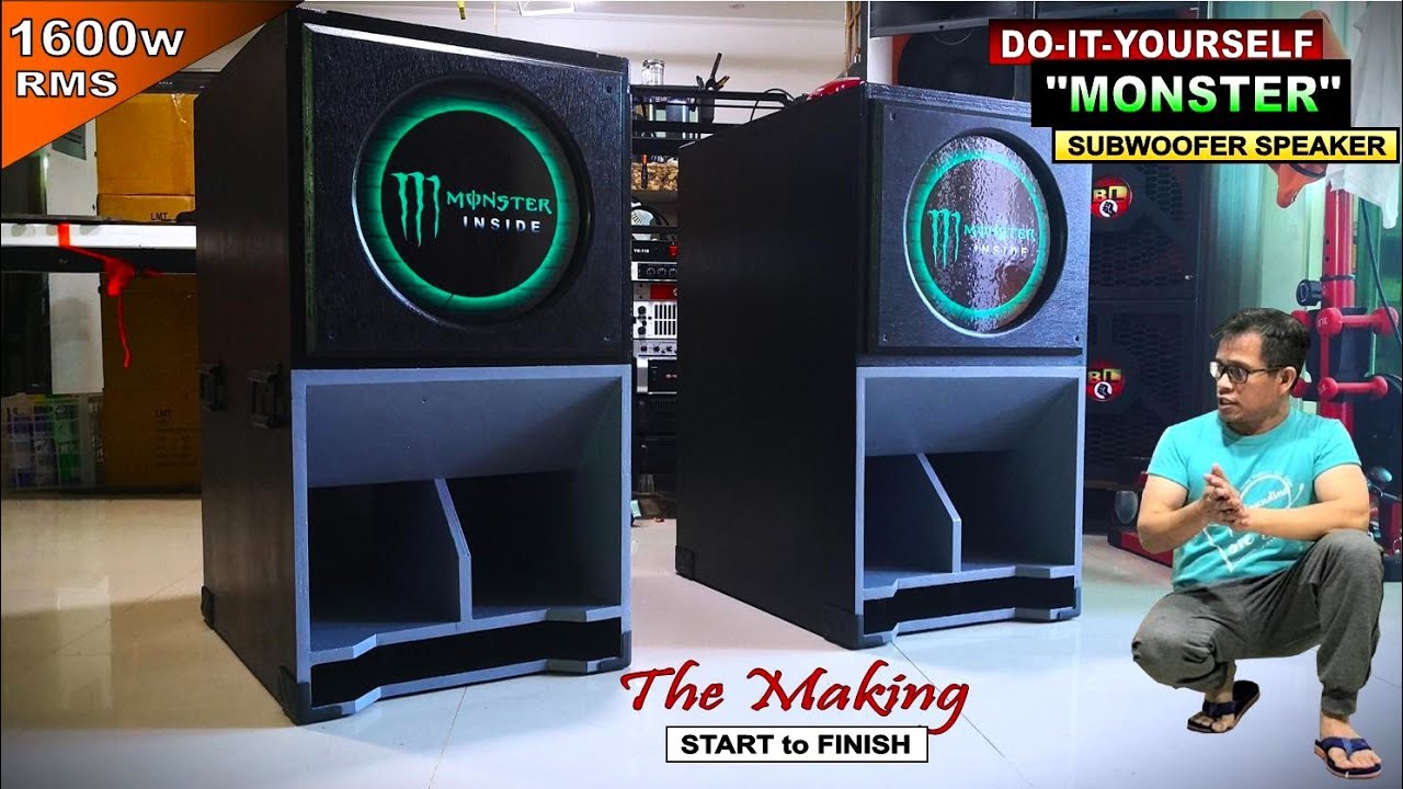 The Making DIY Subwoofer Box 