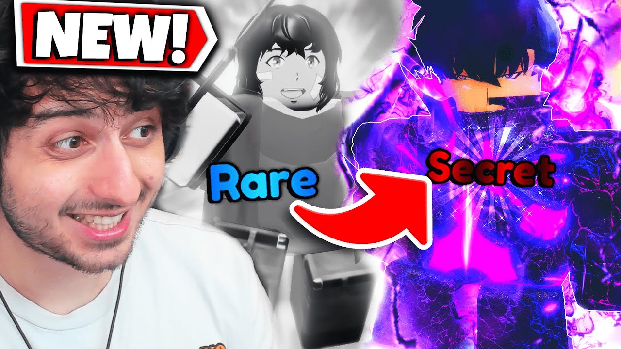Эволюция СЕКРЕТНОГО 0,1% Сон Джин-Ву «Теневого монарха» в Roblox!