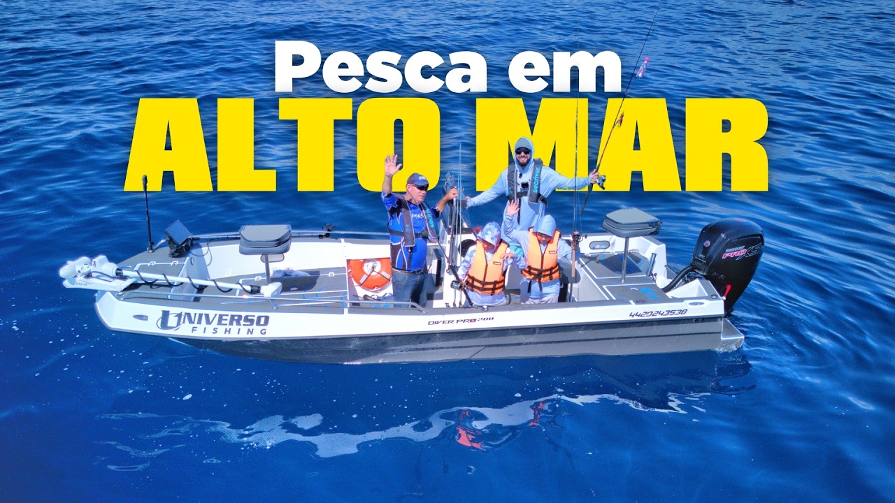 OS GÊMEOS PEGARAM MUITOS PEIXES! Pesca em ALTO MAR em FAMÍLIA