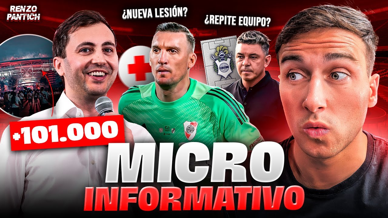 🚨🚍Popurrí informativo con MUCHA DATA de RIVER: TECHADO DEL MONUMENTAL, ARMANI, el XI vs GIMNASIA...
