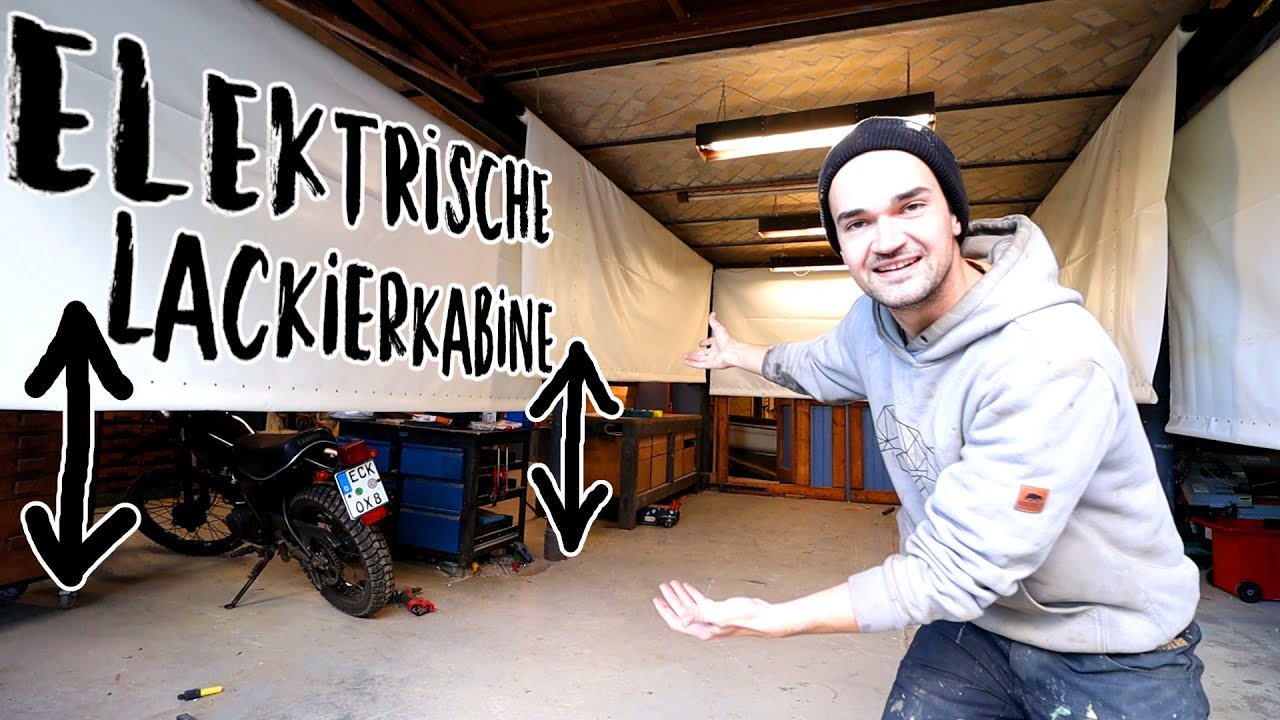 Selbstgebaut: Elektrische Lackierkabine! (Ultra praktisch)