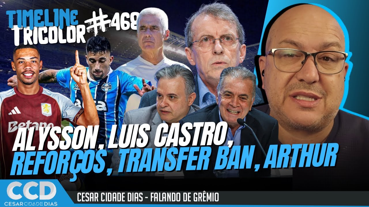 TimeLine Tricolor #468: Luis Castro, Alysson, Arthur, refor&ccedil;os, transfer ban e muito mais
