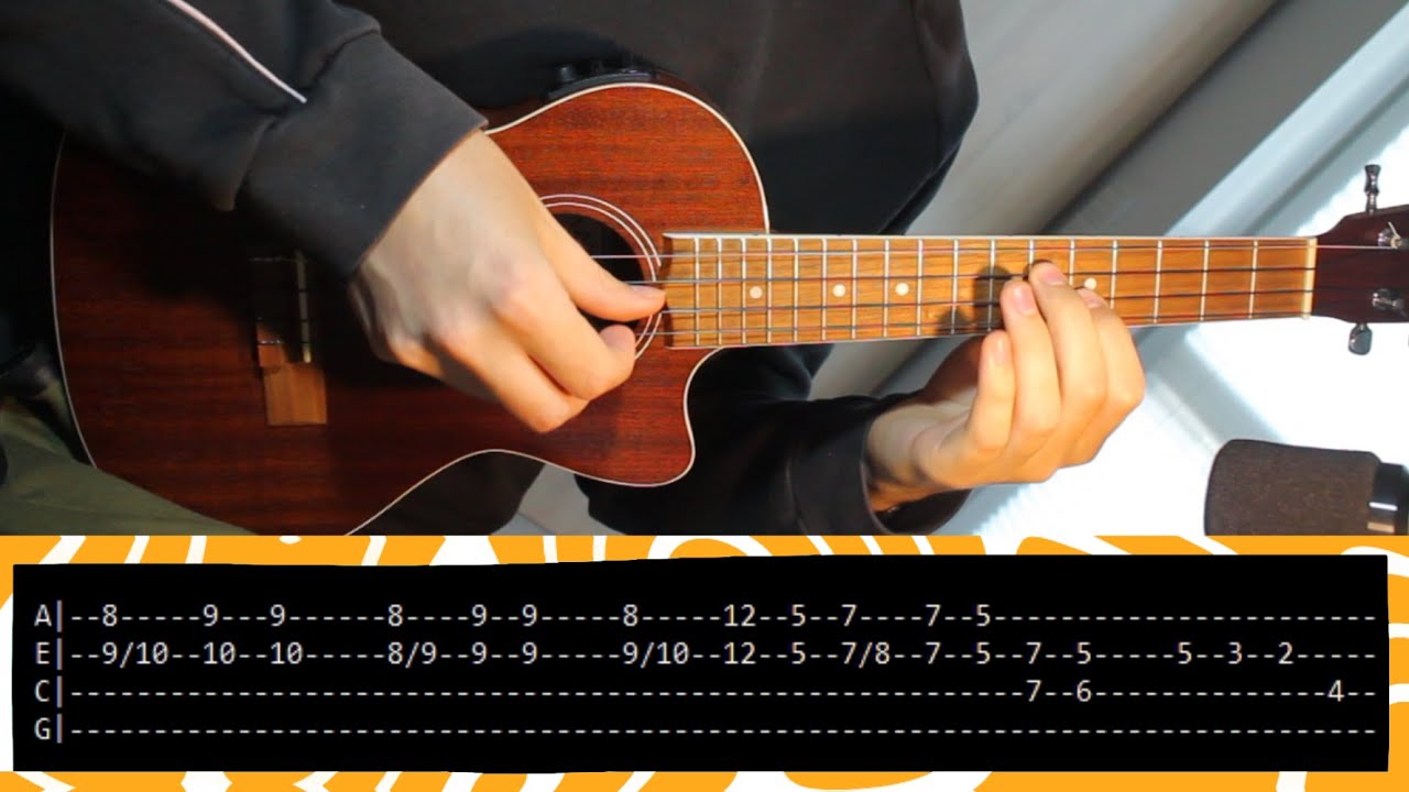 Easy JINGLE BELL ROCK Ukulele Tutorial with Tabs