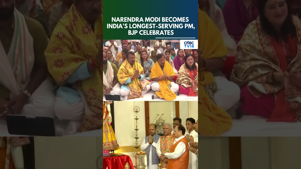 BJP Leaders Offer Prayers As Narendra Modi Becomes India's Longest-Serving Elected PM | N18S