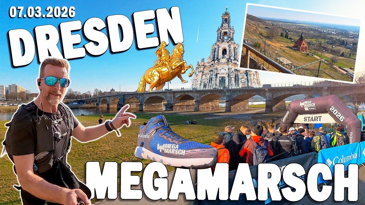 Megamarsch Dresden 50 km Wanderevent 07.03.2026