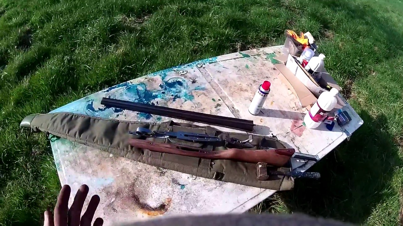 Démontage + préparation, fusil type Darne
