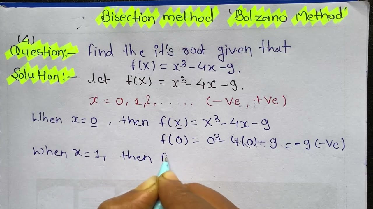 Numerical method||bisection 🔥method||bisection method in hindi||JEE2025|engeenering|Msc