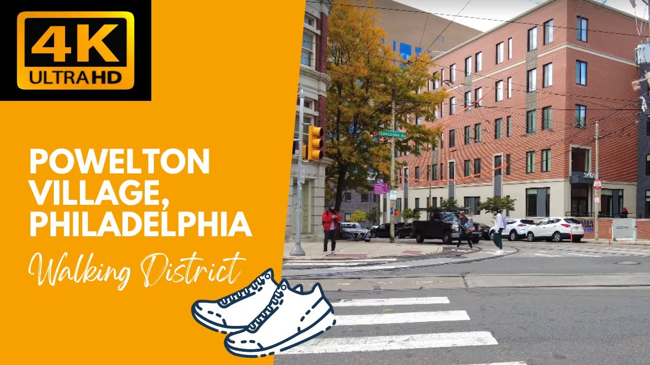 4k Walk Around Powelton Village, Philadelphia, PA