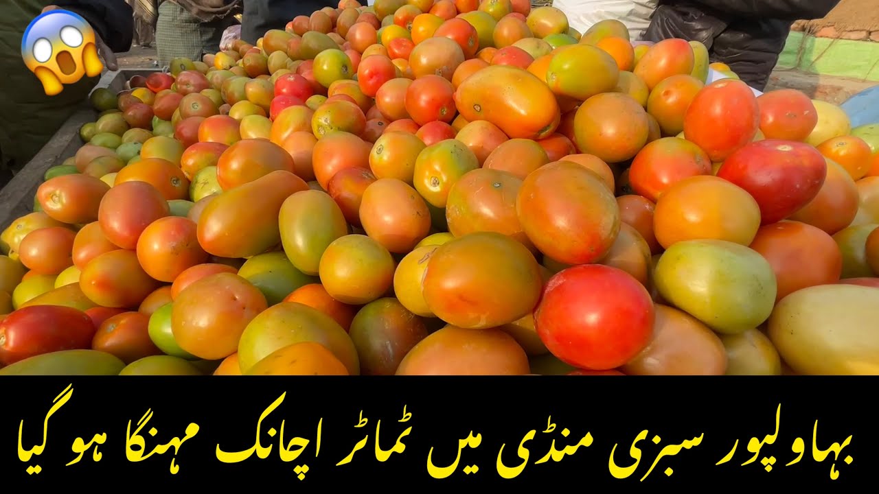 Bahawalpur Sabzi Mandi Mein Tamatar Achanak Mehenga Ho Gaya 😱