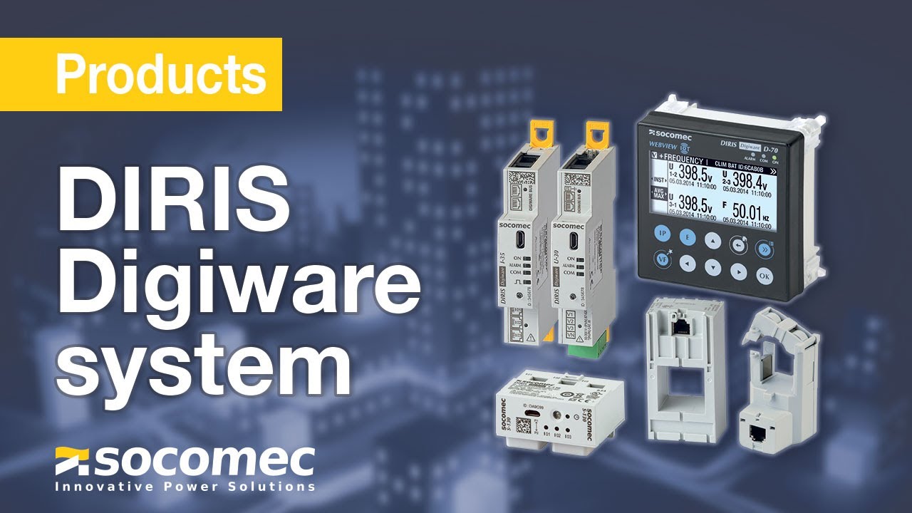 DIRIS Digiware: The most complete measurement and monitoring system on the market