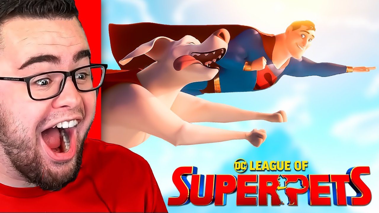 Reacting to DC LEAGUE OF SUPERPETS Trailer!