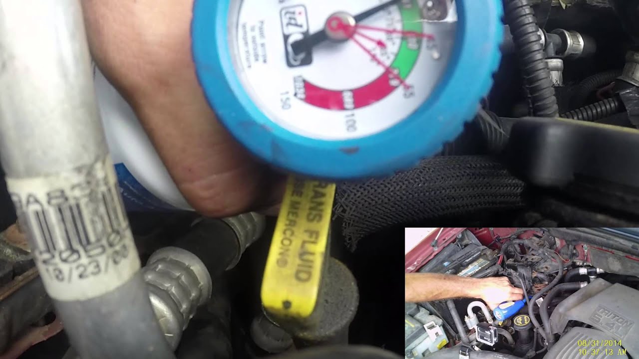 Charging the AC on a 1997-2002 Ford Expedtion/F150