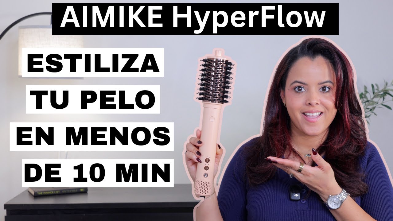 Blowout en casa en menos de 10 minutos - AIMIKE HyperFlow  High Speed Blow Dryer Brush Reseña