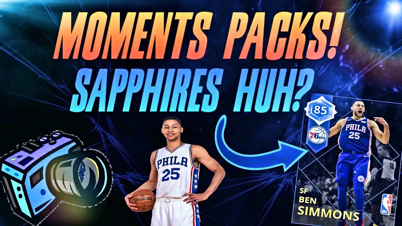 Nba 2k18 Myteam MOMENTS Pack Opening! Multiple Sapphire PULLS!