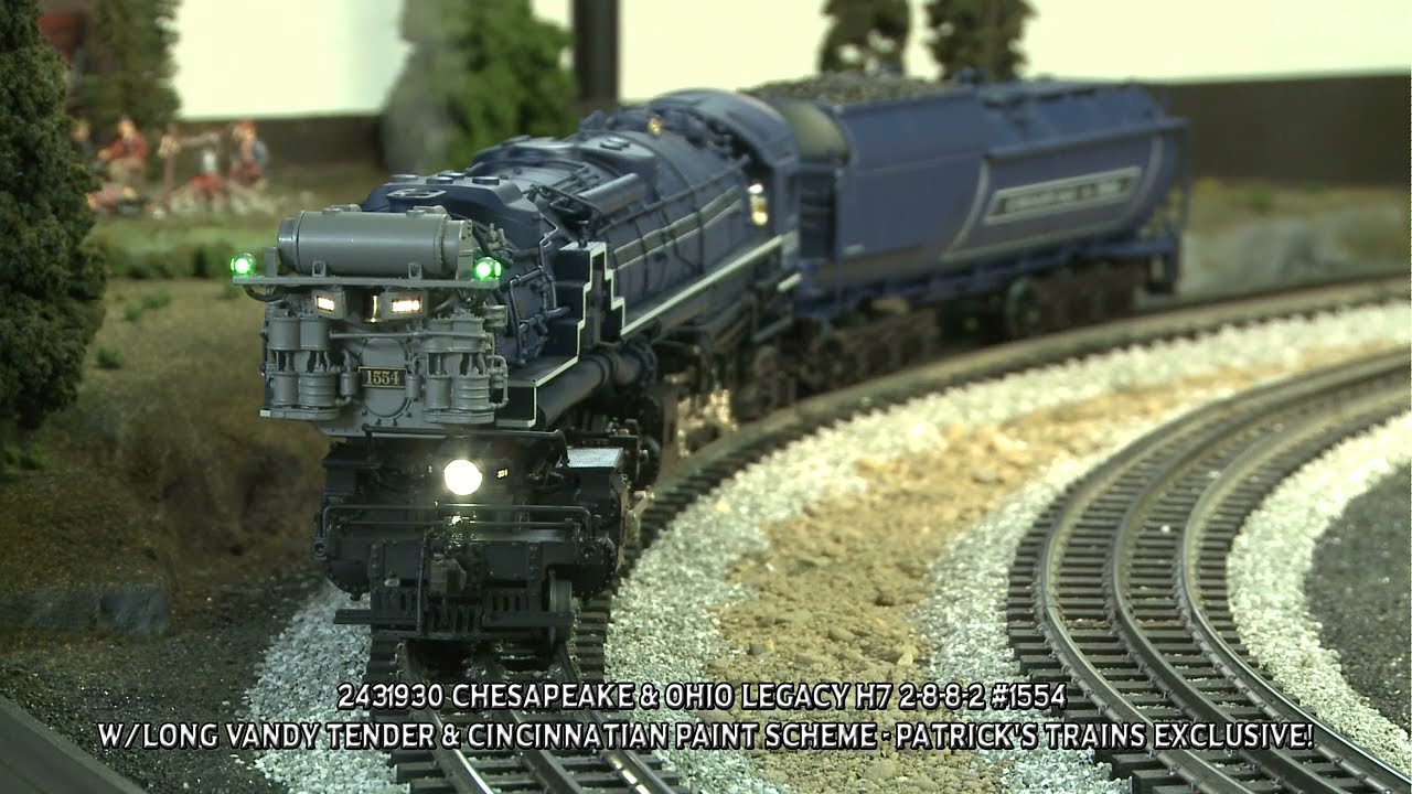 Lionel LEGACY C&O Cincinnatian H7 2-8-8-2 - Patrick's Trains Exclusive!