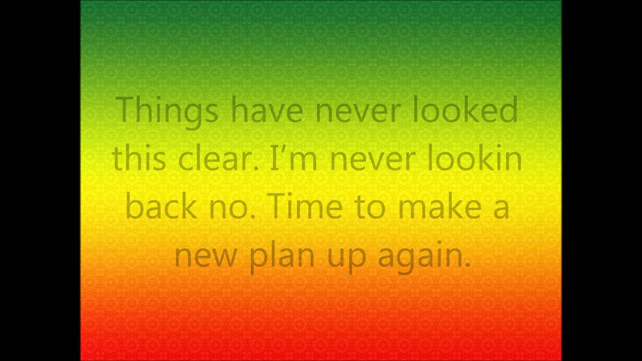 Meant To Be (Acoustic) - Rebelution Lyrics on Screen