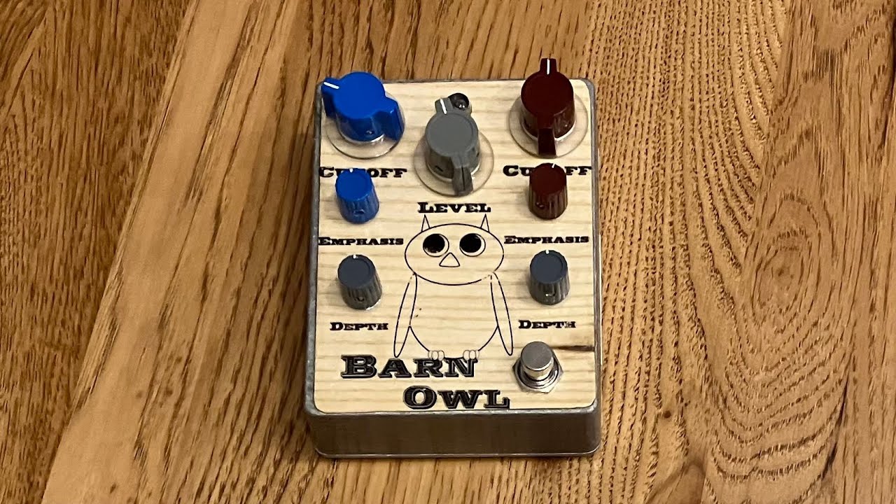 Peddler Effects Barn Owl: Dual Resonant Filter Guitar Effect Pedal
