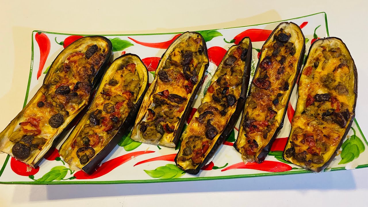 Melanzane a scarpone o a barchetta al forno alla napoletana! Deliziose gustate sia calde che fredde!