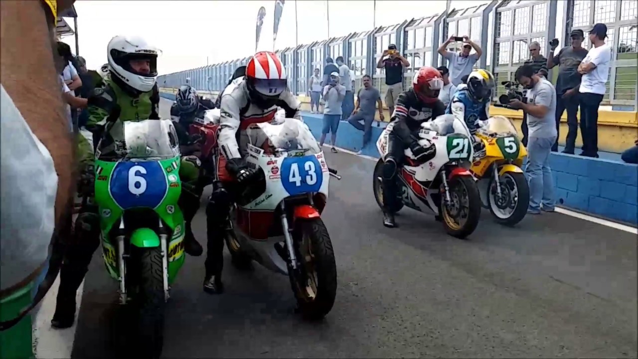 ICGP BRASIL 2016 - GOIANIA - MOTOS NO BOX FUNCIONANDO - LARGADA E PASSANDO NA RETA
