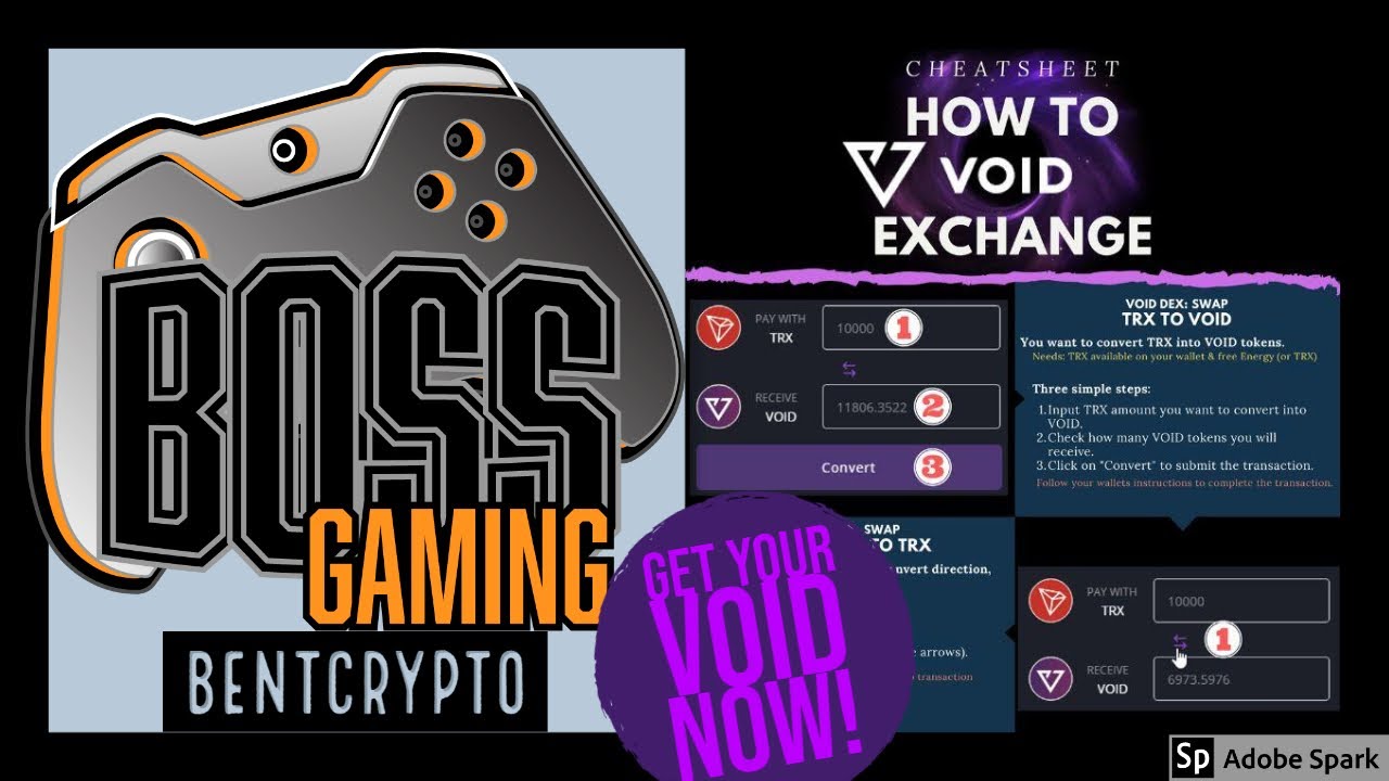 VOID Dex 2.0 Launch | BOSS Tokens Public Sale