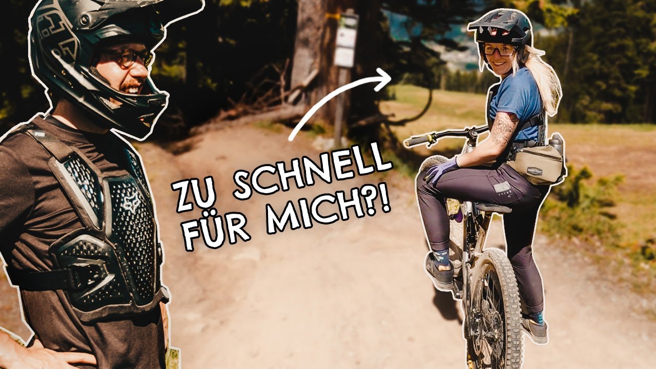 Holy moly! Jana lässt mich auf dem Schöneben Trail stehen | Giant Reign | Freeride Flo