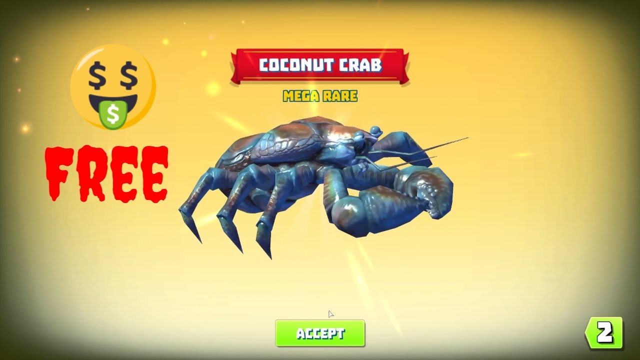 King Of Crabs : Opening Free Mega Rare Coconut Crab