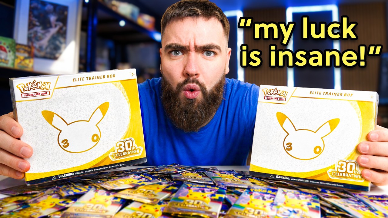 Я открыл 100 наборов Pok&eacute;mon 30th Celebration!