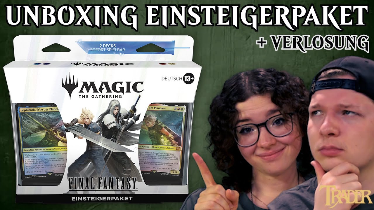 MTG Final Fantasy Einsteigerpaket Opening deutsch | Magic the Gathering | Review | Trader 2025