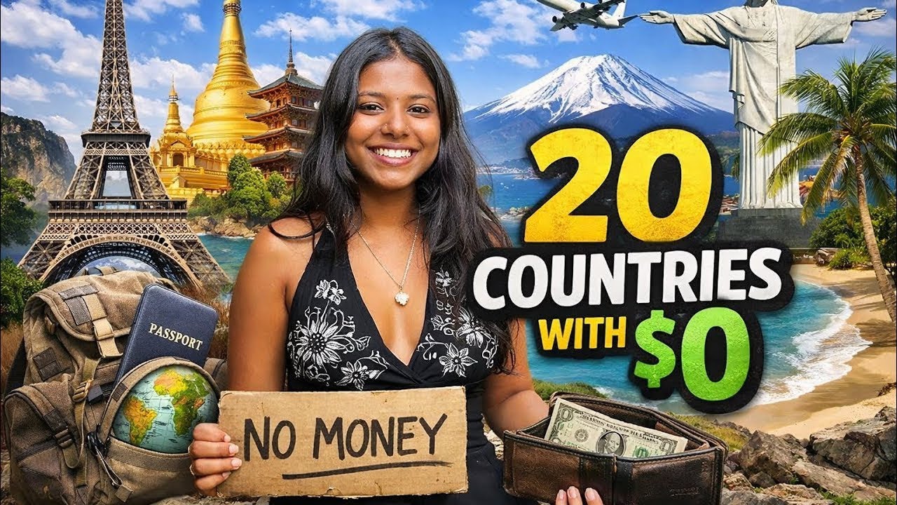 CRAZY ..Indian Girl refused a job offer in USA 🇺🇸 and instead travelled the world with $0