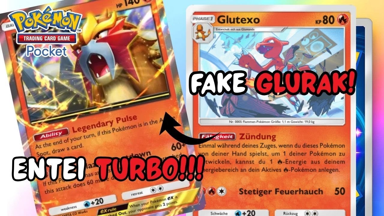 FAKE GLURAK !? Dieses Entei Deck überrascht alle | Pokémon TCG Pocket