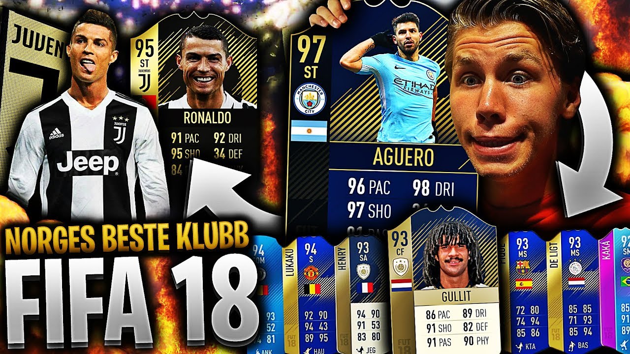HAR JEG NORGES BESTE LAG PÅ FIFA 18?! 🏆🔥 VISER HELE ULTIMATE TEAM KLUBBEN MIN!!