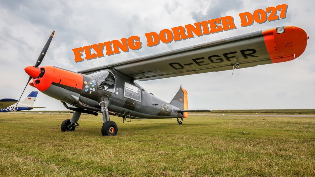 FLYING THE HISTORIC DORNIER DO27 - motivational video