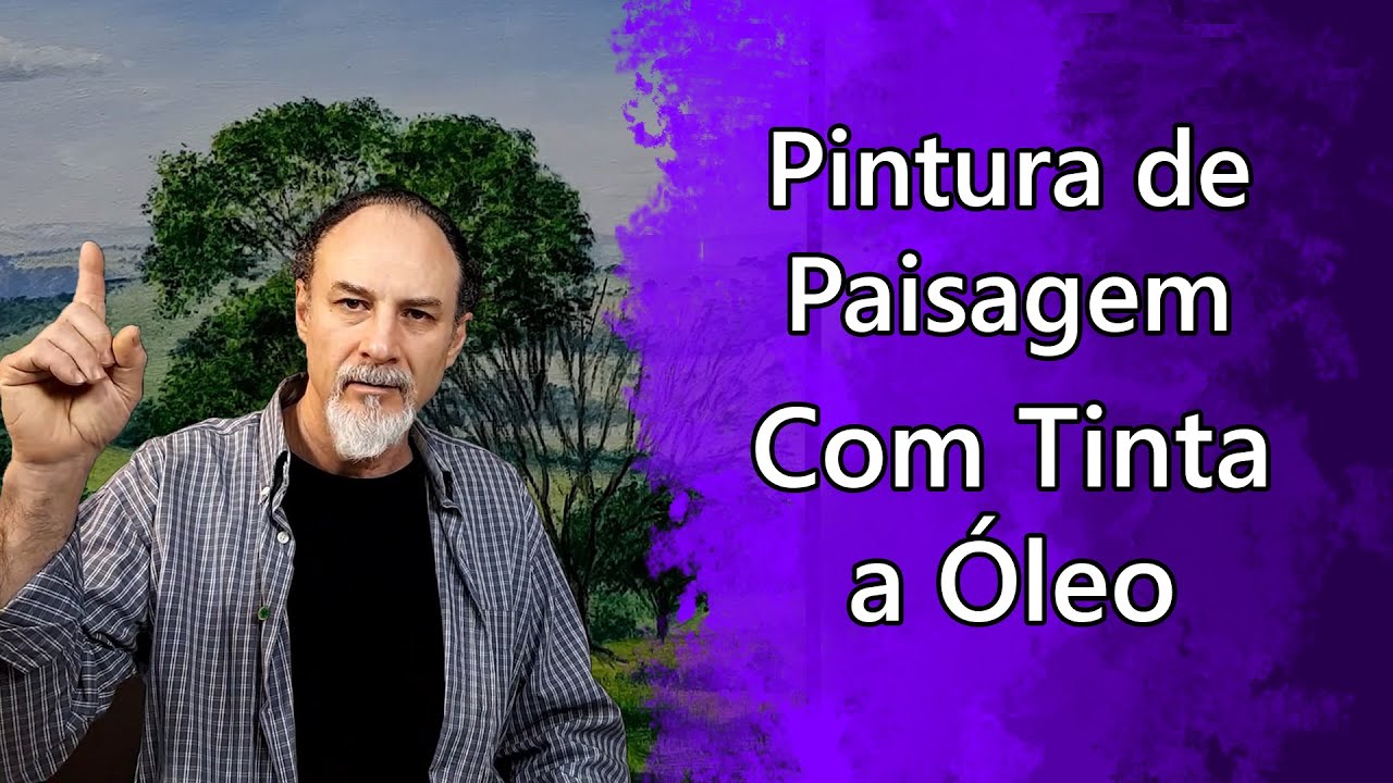 Pintura de Paisagem com Tinta a Óleo