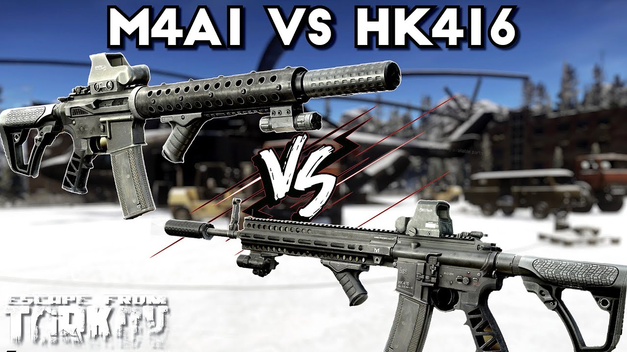 M4A1 против HK416: что лучше? | Побег из Таркова