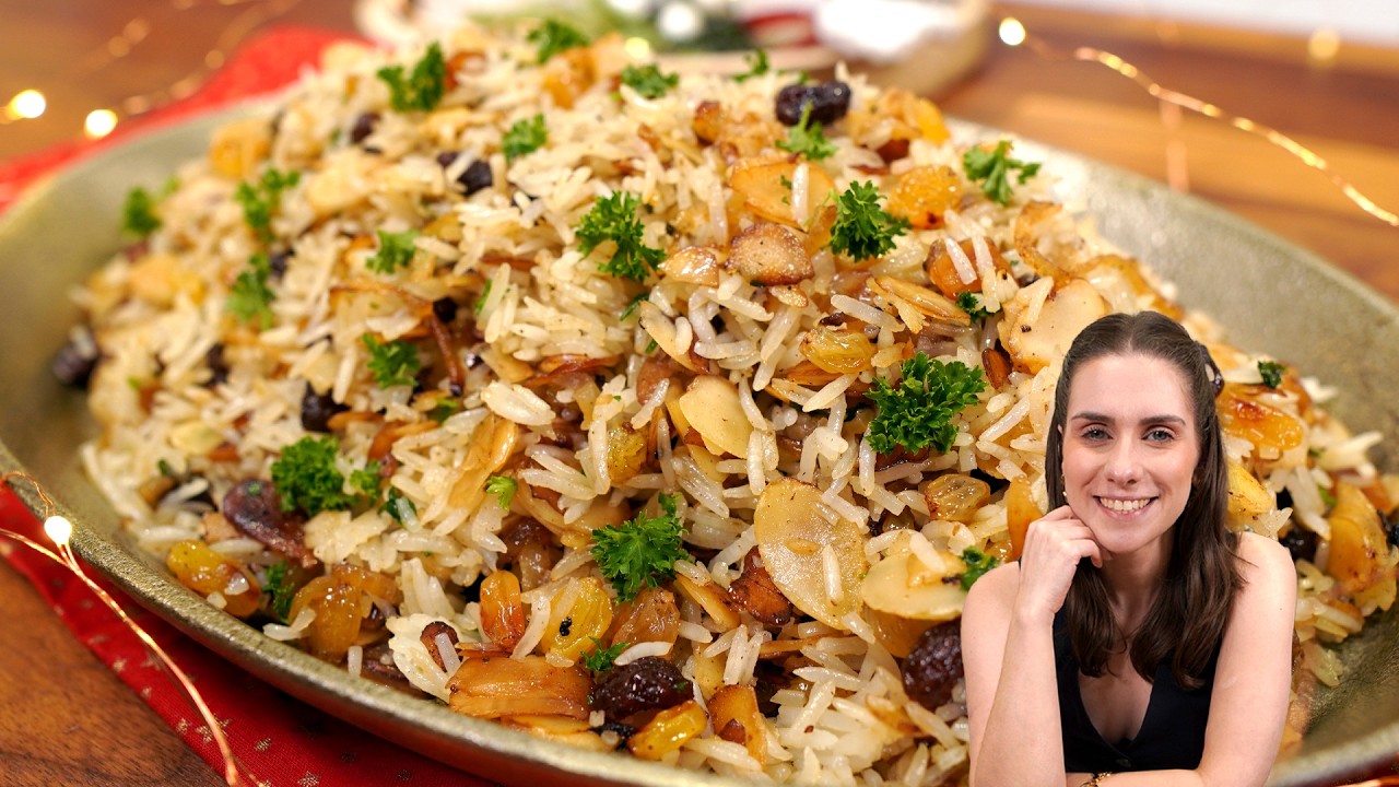 FICA PERFEITO! ESSE ARROZ ESPECIAL DE NATAL BEM TEMPERADO, TODO MUNDO VAI AMAR!