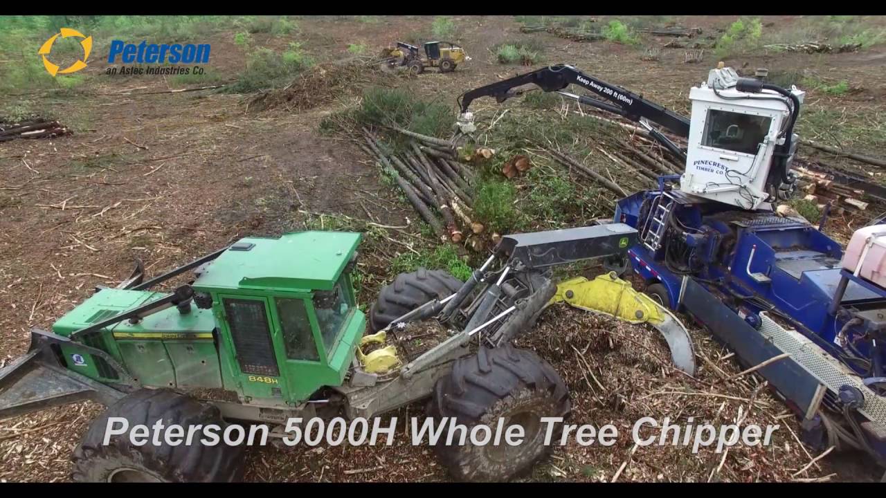 Peterson 5000H Whole Tree Chipper in Pine
