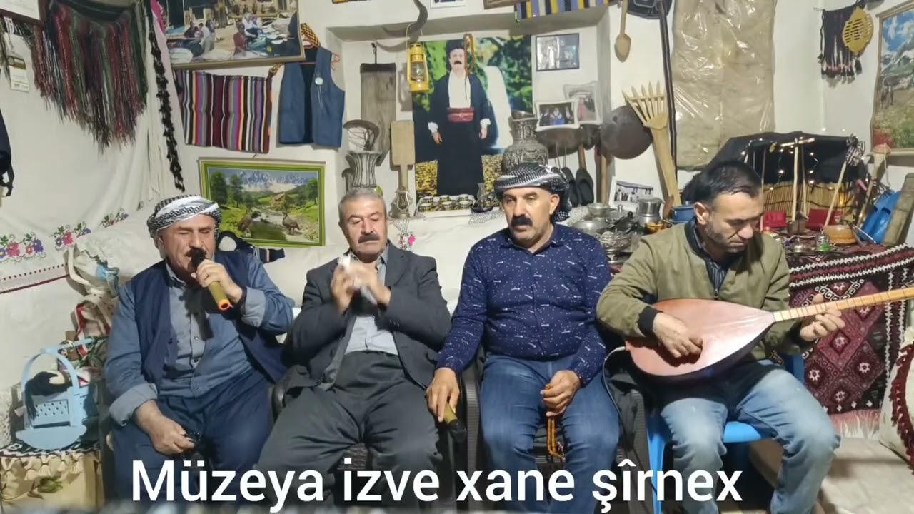 Şırnak'ta izve xane müzesi dengbej izve xane muas şirnexi xelil sergi û Hozan Mustafa #hunera_botan 