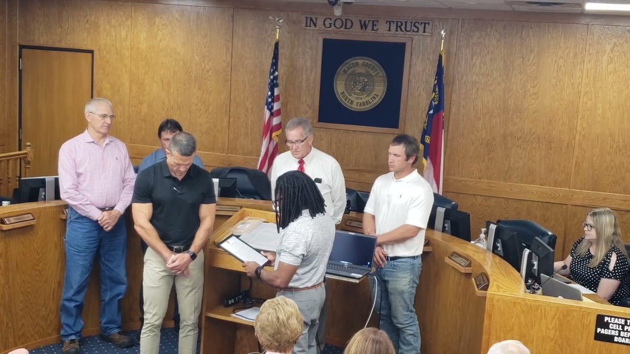 Derek Roland Recognized by Macon County Commissioners (10-07-2024) | Macon Media