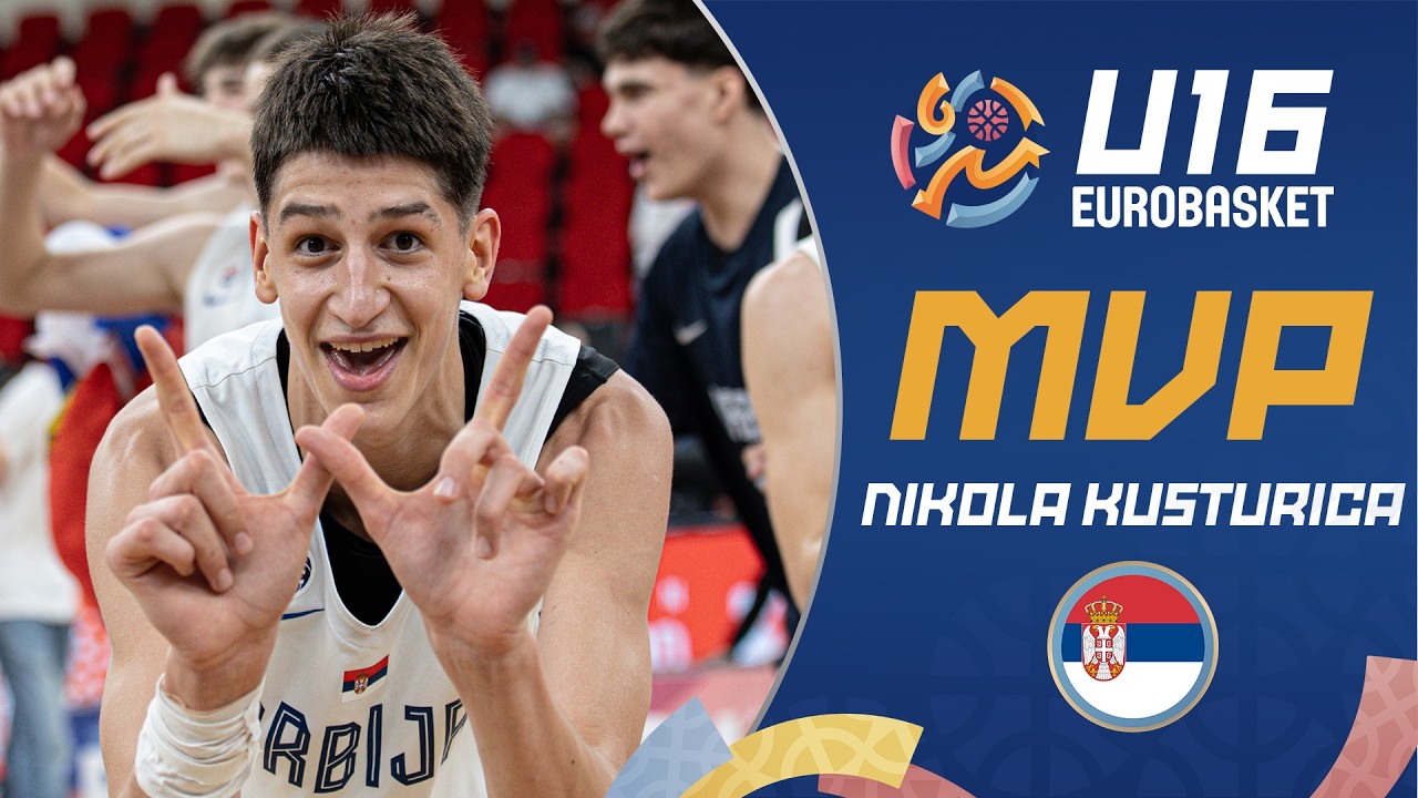 Nikola Kusturica 🇷🇸 | MVP | Full Highlights | FIBA U16 Eurobasket 2025