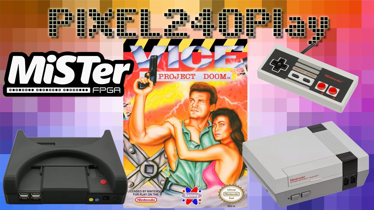 VICE PROJECT DOOM - É UM DOS MELHORES GAMES DO NINTENDINHO NES GAMEPLAY NO MiSTer | Pixel240Play 109