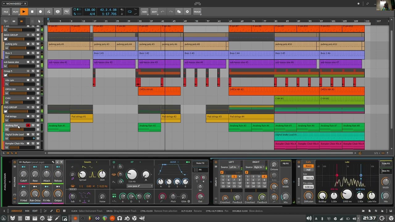 Trance Song created in  Bitwig Studio 4.1.2 on LINUX ( my best song to date )