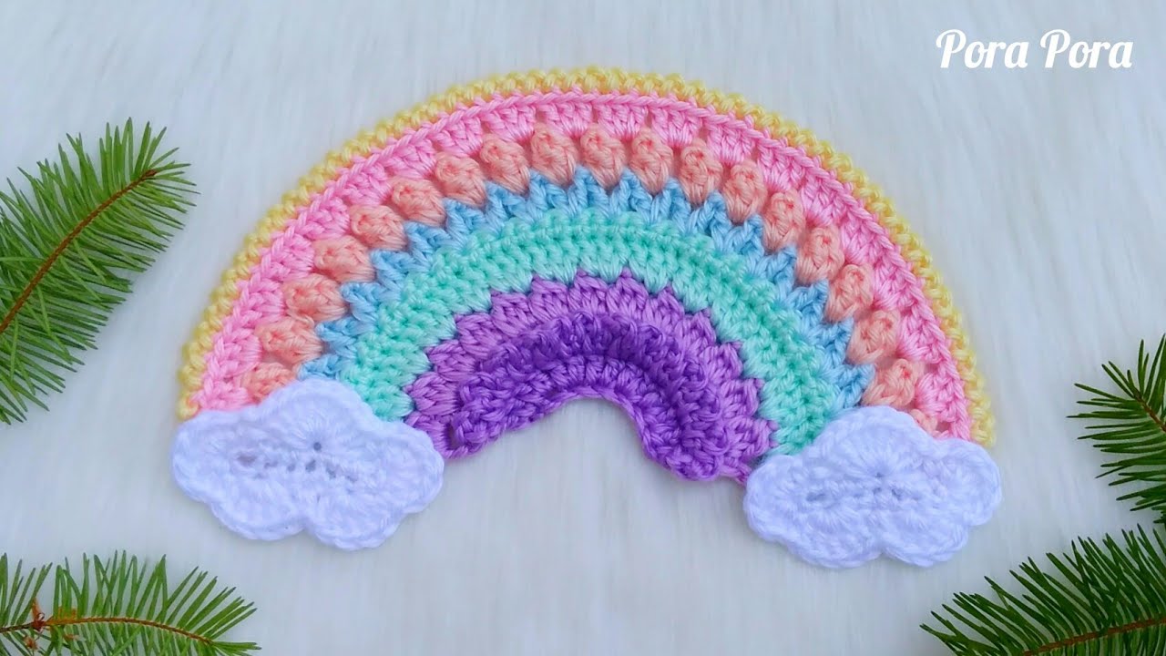 Crochet Rainbow I Step by Step Tutorial For Beginners
