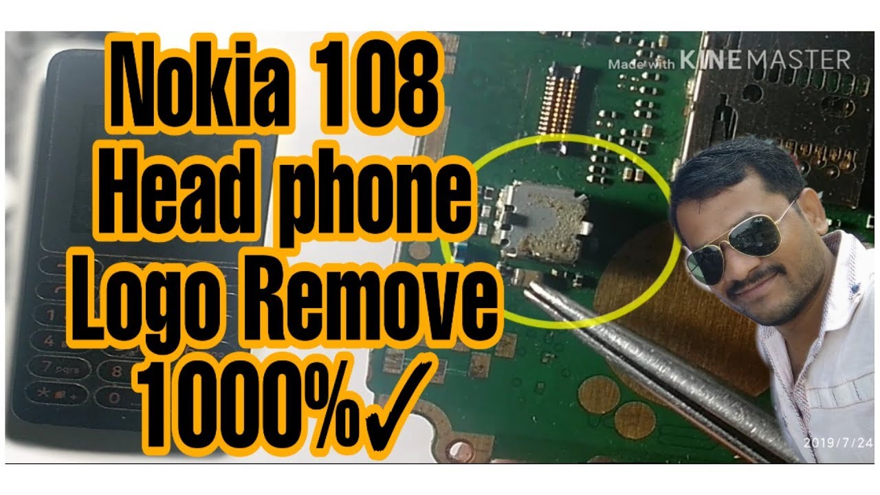 Nokia 108 ( RM 944 ) head phone logo solution