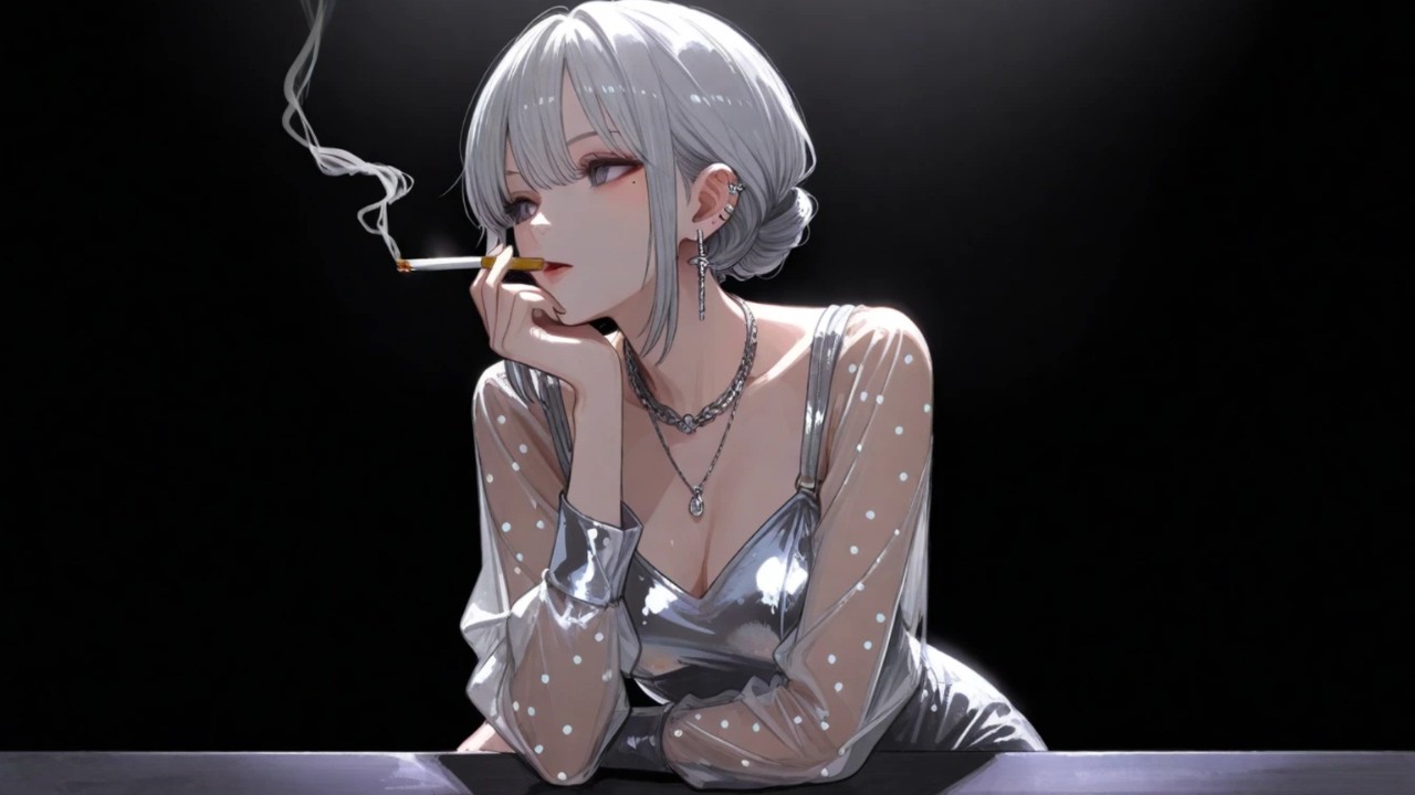 Lofi Jazz Mix - Female Vocals | Late Night – Silver Smoky Glow