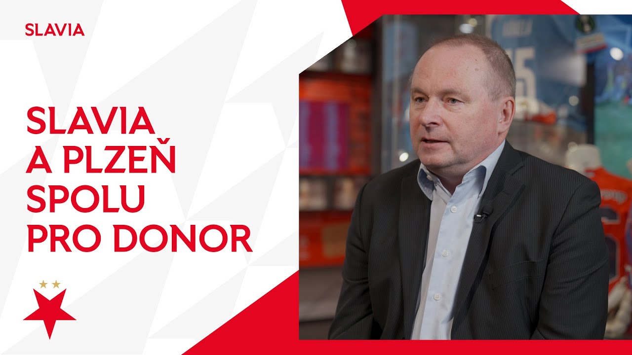Slavia a Plzeň spolu pro DONOR