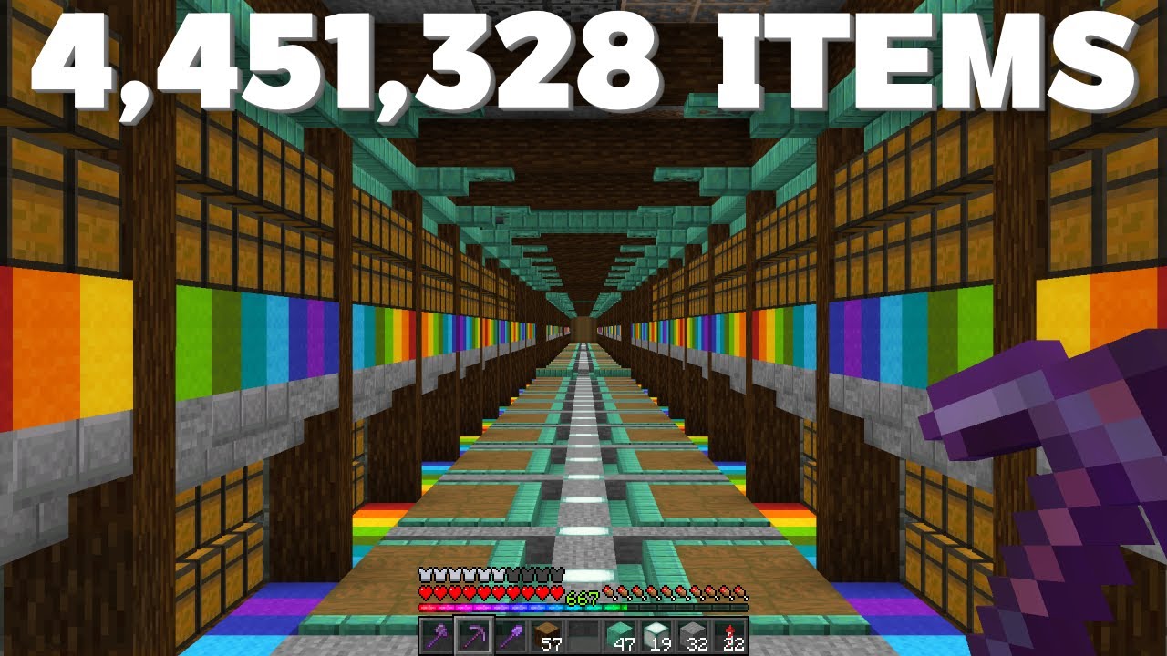 I Built Minecraft's Most INSANE Storage System