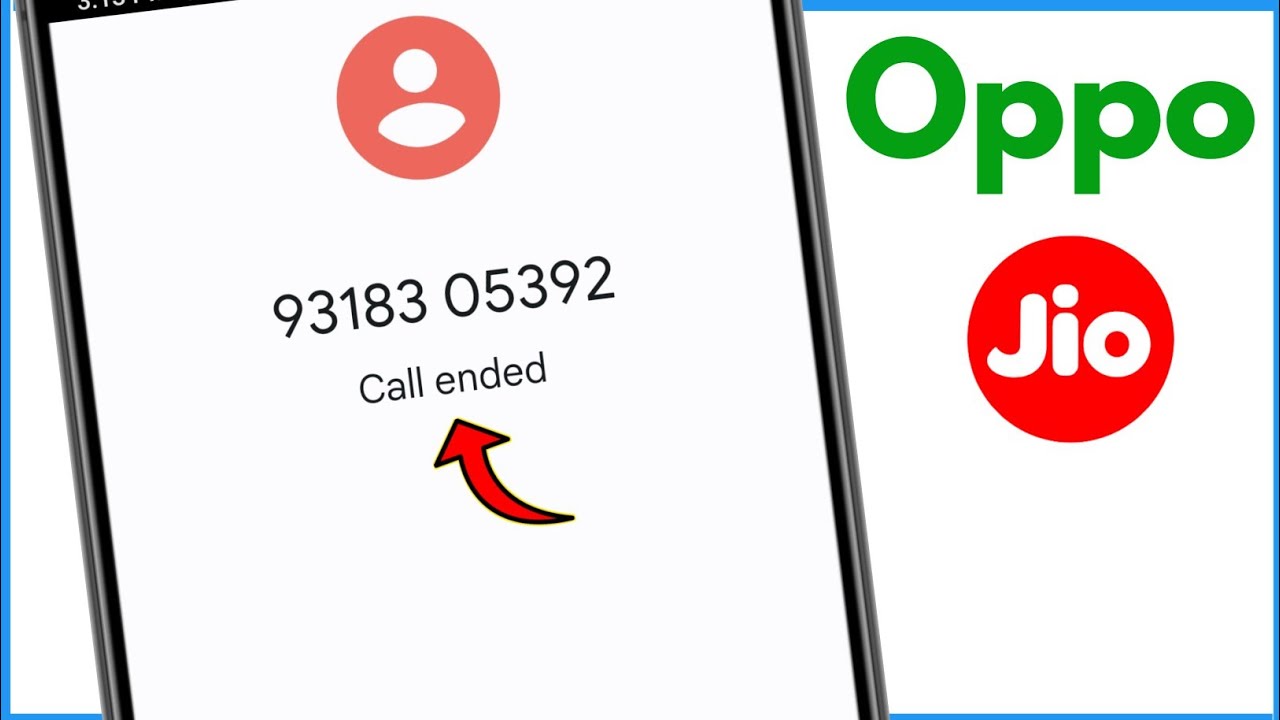 Oppo Mobile Jio Sim Call Ended Problem | Call Ended Problem In Jio Sim Oppo