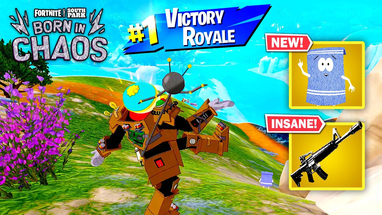 *NEW* ERIC CARTMAN SKIN Gameplay (South Park) | Fortnite Chapter 7 Season 1 | Controller
